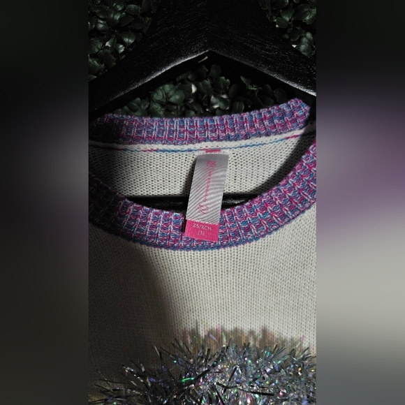 Unicorn Believe Ugly Christmas Sweater with Colorful Patterns - Picture 2 of 3